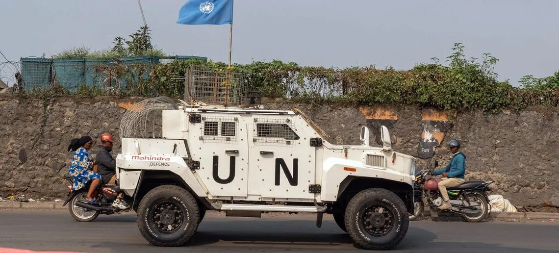 Une patrouille de la MONUSCO, à Goma. Photo: MONUSCO