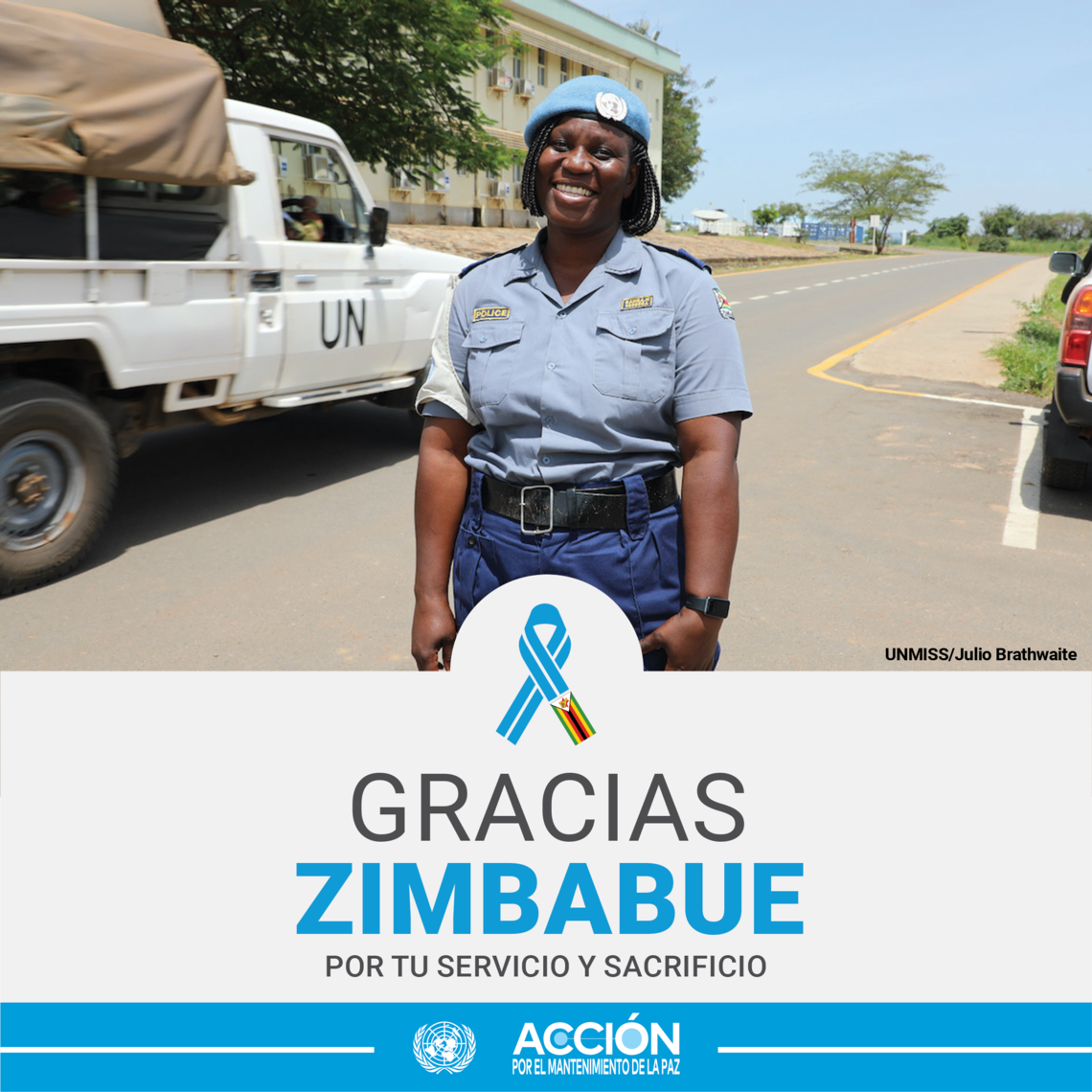 Gracias, Zimbabwe, por tu servicio y sacrificio